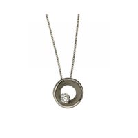 Collier Annamaria Cammilli Femme My Way in Or blanc Diamante 0.21 Ct GPE0938W - GPE0938W